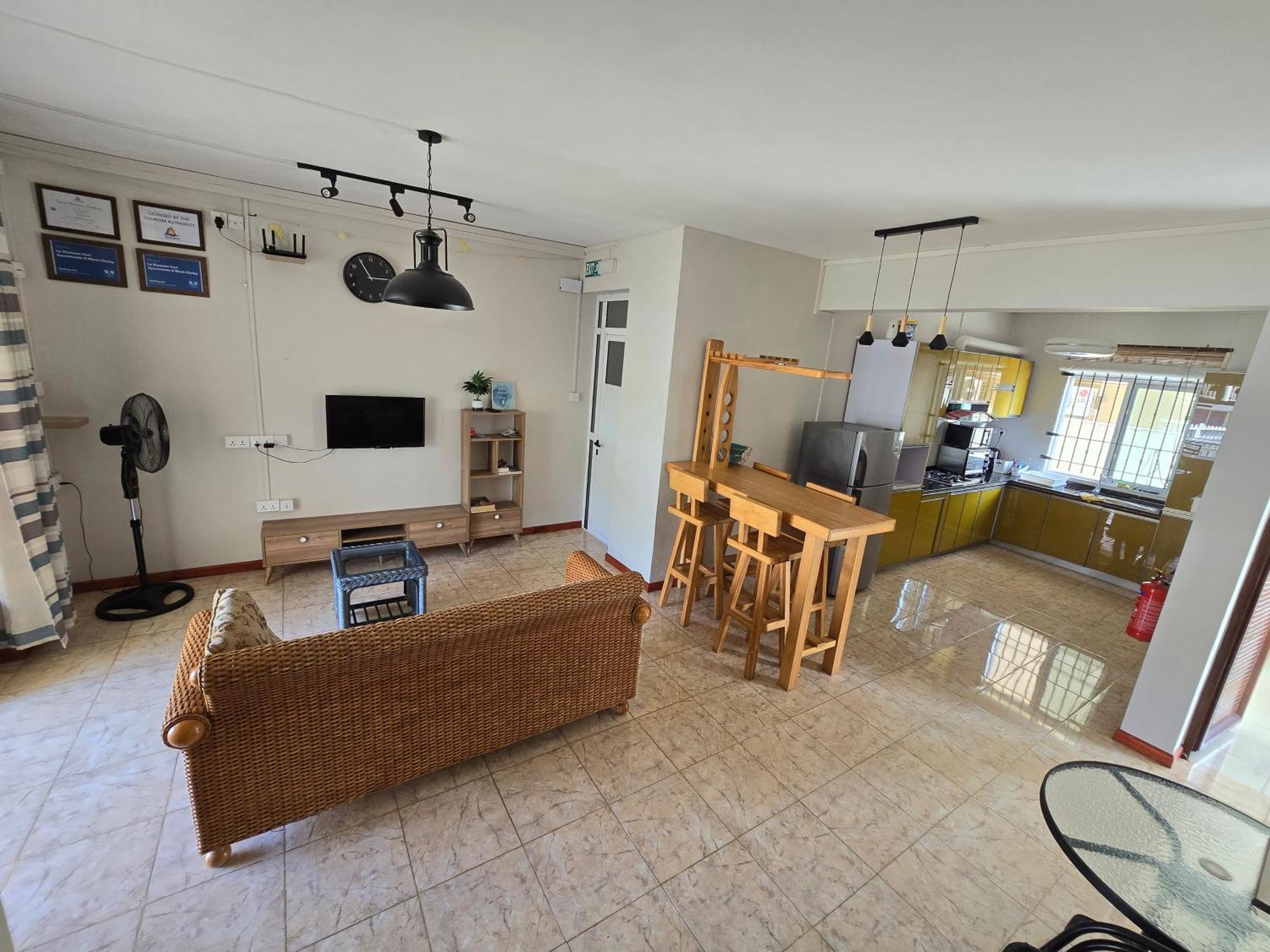 Le Diamant Vert Apartments @ Mont Choisy Bagian luar foto